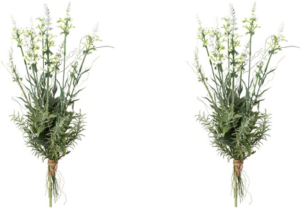 Creativ green, Creativ green Kunstpflanze »Salvien-Mix-Busch«, (2 St.), Creativ green Kunstpflanze »Salvien-Mix-Busch«