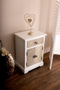 HOME AFFAIRE, Home affaire Kommode »Inez«, my Flair Kommode »Inez«, Kommode, mit Rosenmotiven im Landhausstyle, geschwungene Formen