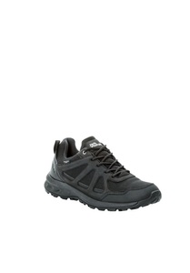 Jack Wolfskin, Jack Wolfskin Wasserdichte Wanderschuhe Damen Woodland 2 Texapore Low Women 40.5 schwarz black, Jack Wolfskin Wanderschuh »WOODLAND 2 TEXAPORE LOW W«, wasserdicht