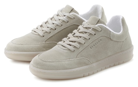 ELBSAND, Elbsand Sneaker, aus hochwertigem Leder, Elbsand Sneaker, Schnürhalbschuh, Freizeitschuh aus Leder mit Frottee Innenfutter
