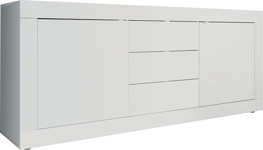 LC, LC Sideboard »Basic«, 210 cm, INOSIGN Sideboard »Basic Breite 210 cm, Kommode 2 Türen, 3 Schubkästen, Anrichte,«, Metallgriff, moderne Rahmenoptik, viel Stauraum, Farbauswahl