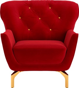 sit&more Sessel »Orient 3 V«, inkl. 1 Zierkissen mit Strass-Stein, goldfarbene Metallfüsse
