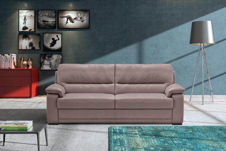 Egoitaliano, Egoitaliano 2,5-Sitzer »Doris«, Egoitaliano 2,5-Sitzer »Doris, modernes Designersofa, Ledersofa mit erstklassiger Sitzqualität« edle Detailverarbeitung, perfekte Polsterung, aus hochwertigem Leder