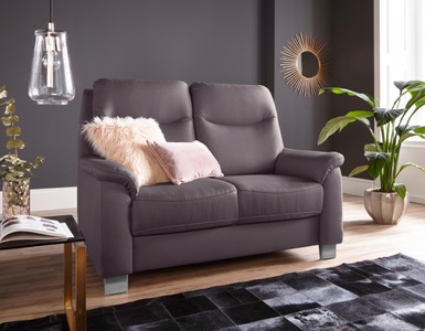 SIT&MORE, sit&more 2-Sitzer, sit&more 2-Sitzer »Boccaccio«, inklusive Federkern und Kopfteilverstellung