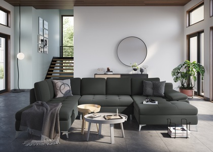 sit&more Wohnlandschaft, mit Recamiere, wahlweise mit Bettfunktion und Bettkasten