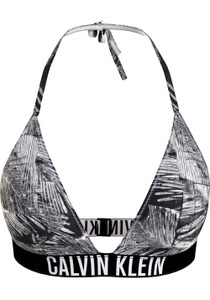 Calvin Klein Swimwear, Calvin Klein Swimwear Triangel-Bikini-Top »FIXED TRIANGLE-RP-PRINT«, in gemusteter Optik, 