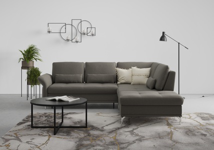 INOSIGN, INOSIGN Ecksofa »Palm Beach«, Federkern, mit Sitztiefenverstellung, wahlweise mit Bettfunktion, Bettkasten und Armteilverstellung, INOSIGN Ecksofa »Palm Beach L-Form«, Federkern, mit Sitztiefenverstellung, wahlweise mit Bettfunktion