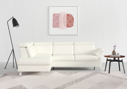 sit&more Ecksofa, inklusive Kopfteilverstellung und Federkern