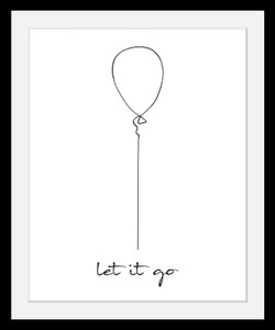undefined, Bild »Luftballon«, queence Bild »Luftballon«, in 3 Grössen, gerahmt