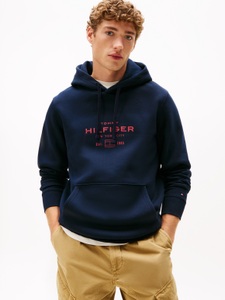 Tommy Hilfiger, Tommy Hilfiger Kapuzensweatshirt "OVAL GRAPHIC HOODIE", Regular fit