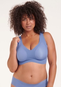 SLOGGI, Sloggi Bralette-BH »Zero Feel Bralette«, ohne Rückenverschluss, Basic Dessous, ZERO FEEL BH Top in hellblau