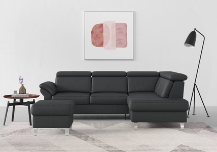 sit&more Ecksofa, inklusive Kopfteilverstellung und Federkern