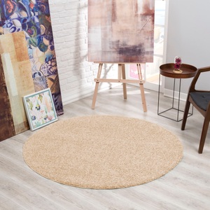 Sanat Hochflor-Teppich »LOCA«, rund, 30 mm Höhe, Wohnzimmer, Langflor, Shaggy, Schlafzimmer