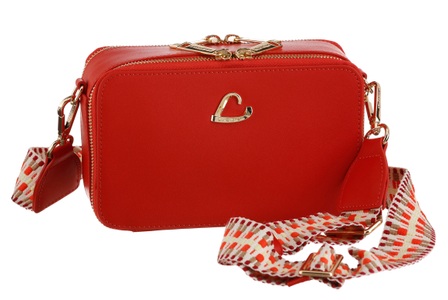 Lancaster, LANCASTER Umhängetasche »Crossbody bag Small City Philos«, mit modischem Textilumhängeriemen, 