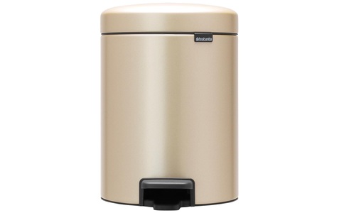 BRABANTIA, BRABANTIA Treteimer New Icon, Brabantia Kosmetikeimer »NewIcon 5 l, Champagner«, 1 Behälter
