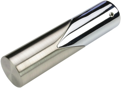 LIEDECO, Gardinenstangen-Endstück »Endstück, Endknopf edelstahl-optik 