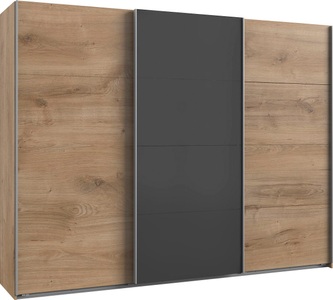 Wimex, Wimex Schwebetürenschrank »Valencia«, Wimex Schwebetürenschrank »Valencia«, mit Glaselementen