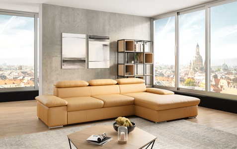 SIT&MORE, sit&more Ecksofa »Valantine L-Form«, inkl. Kopf- und Armteilverstellung, wahlweise mit Bettfunktion, sit&more Ecksofa »Valantine L-Form, B: 286 cm« mit Arm- & Kopfteilverstellung, optional mit Bettfunktion