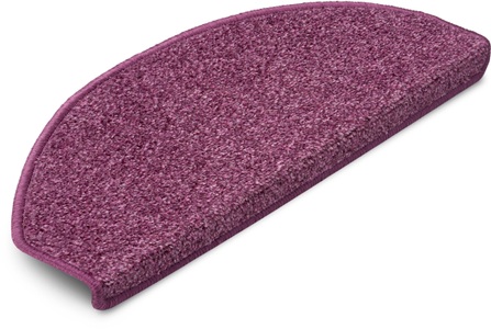 Hanse Home Exclusiv, Hanse Home Exclusiv Stufenmatte »Liberty«, halbrund, 7 mm Höhe, Unifarben, Strapazierfähig, Flur, Wohnzimmer, Kräftige Farben, Kettelung, Pflegeleicht, Meliert, Treppe, Gekettelt, Set mit 15 Stufenn, Hanse Home Exclusiv Stufenmatte »Liberty«, halbrund, 7 mm Höhe, Uni, robust, kräftige Farben, Meliert, Treppe, Gekettelt, 15 er Set