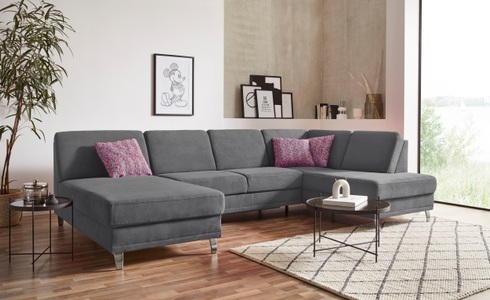 sit&more Wohnlandschaft »Clio V«, wahlweise mit Bettfunktion und Bettkasten, inklusive Federkern