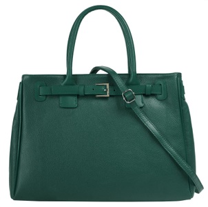 CLUTY, Cluty Henkeltasche, (1 tlg.), echt Leder, Made in Italy, Cluty Henkeltasche, echt Leder, Made in Italy
