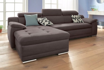 sit&more Ecksofa, wahlweise mit Bettfunktion