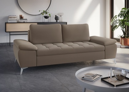 sit&more 2,5-Sitzer, mit hochwertigen Metallfüssen
