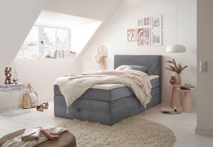 ED EXCITING DESIGN Boxspringbett »Luzern«, inkl. Bettkasten