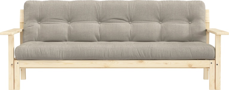 Karup Design, Karup Design Schlafsofa »Unwind«, Mit Holzstruktur, inkl. Futonmatratze, Liegefläche 130x190 cm, Karup Design Schlafsofa »Unwind«, Mit Holzstruktur, inkl. Futonmatratze, Liegefläche 130x190 cm