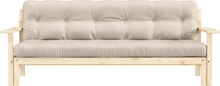 Karup Design, Karup Design Schlafsofa »Unwind«, Mit Holzstruktur, inkl. Futonmatratze, Liegefläche 130x190 cm, Karup Design Schlafsofa »Unwind«, Mit Holzstruktur, inkl. Futonmatratze, Liegefläche 130x190 cm