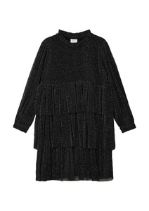 S.Oliver Junior, s.Oliver Junior Babydollkleid, mit mehrlagigem Chiffon, 