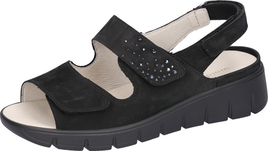 Waldläufer, Waldläufer Sandale »M-Wiola«, Sommerschuh, Sandalette, Keilabsatz, in extraweiter Schuhweite M, Waldläufer Sandale »M-Wiola«, Sommerschuh, Sandalette, Keilabsatz, in extraweiter Schuhweite M