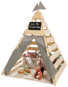 MUDDY BUDDY®, MUDDY BUDDY® Tipi-Zelt »Dreamer«, für Kinder, BxLxH: 135x135x170 cm, MUDDY BUDDY® Spielhaus »Tipi-Zelt Dreamer«, Holzschutz vorbehandelt, BxTxH: 135x135x170 cm
