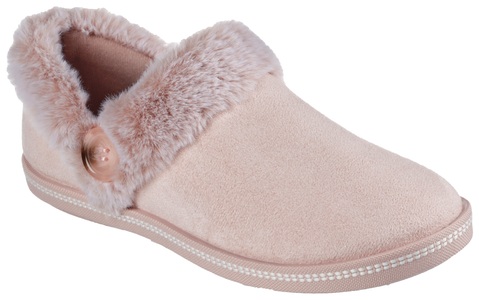 Skechers, Skechers Pantoffel »COZY CAMPFIRE FRESH TOAST«, mit Fellimitat-Kragen, 