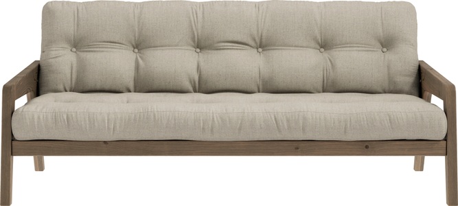 Karup Design Schlafsofa »Grab«, Mit Holzstruktur, inkl. Futonmatratze, Liegefläche 130x190 cm