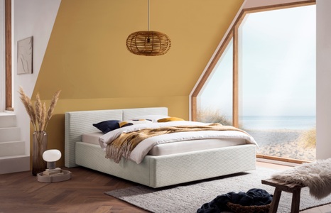 meise.möbel Polsterbett »Cube wahlweise mit Matratze und Bettkasten« extra flaches Kopfteil, erhältlich in den Breiten 140cm, 160cm & 180cm