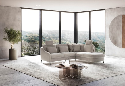 sit&more Ecksofa »Soul L-Form«, wahlweise mit Bettfunktion und Bettkasten oder Schubkasten