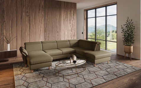 Home affaire Wohnlandschaft, wahlweise mit motorischer Relaxfunktion