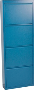 undefined, Schuhschrank »Melika«, aus Metall, 4 Schuhklappen, Höhe 139,5 cm, 