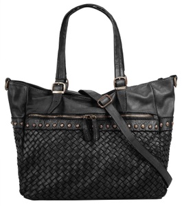 SAMANTHA LOOK, Samantha Look Shopper, (1 tlg.), Samantha Look Shopper, echt Leder, Made in Italy