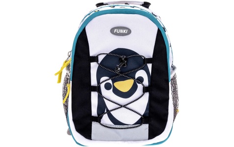 Funki, Funki Kinder-Rucksack, weiss, PenginMin., 28cm x 25cm x 11cm, S6022.004, Funki Kinderrucksack »Raumwunder«