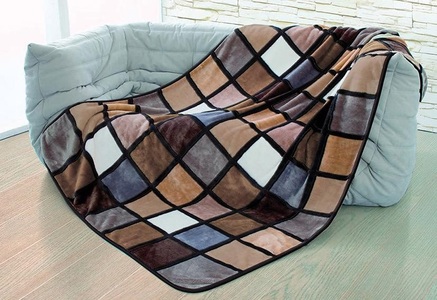 undefined, Fleecedecke Kaschmir, Gözze Wohndecke »Antigua«, mit modernem Karo, Kuscheldecke, 150x200 cm