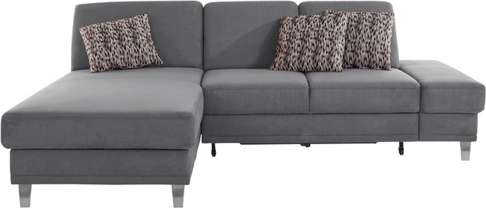 sit&more Ecksofa »Clio V«, wahlweise mit Bettfunktion oder Vorziehsitz und Bettkasten, Inklusive Federkern