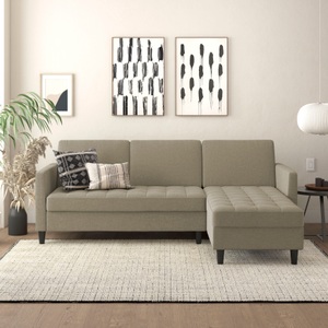 Dorel Home, Dorel Home Ecksofa »Presley«, Ecksofa mit Bett-Funktion und Stauraum, verstellbare Rückenlehne, Dorel Home Ecksofa »Presley, L-Form,« Ecksofa mit Bett-Funktion und Stauraum, verstellbare Rückenlehne