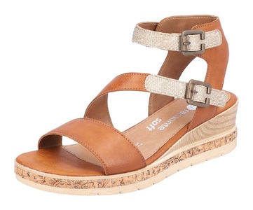 Remonte, Remonte Sandalette, mit Klettverschlüssen, 