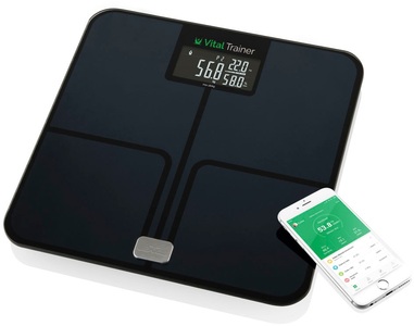 eta Körper-Analyse-Waage »Vital Trainer ETA778090000«, ITO-Technologie für höhere Messgenauigkeit