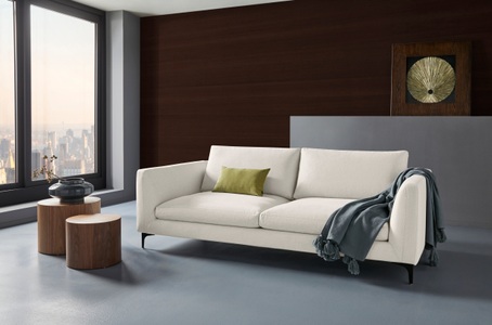 PLACES OF STYLE, Places of Style 3-Sitzer »Nixon«, auch in Samtvelours, inkl. Rückenkissen, 