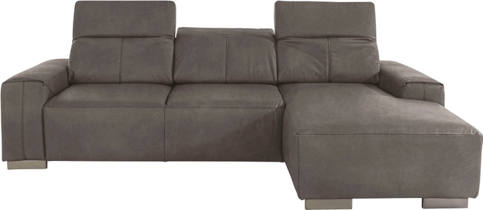 Cotta, COTTA Sofa, mit Kopfteilverstellung, 