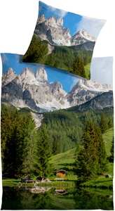 KiNZLER Bettwäsche »Panorama«, (2 tlg.), aus Baumwoll-Satin