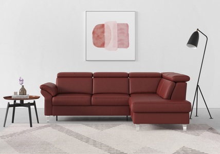 sit&more Ecksofa, inklusive Kopfteilverstellung und Federkern